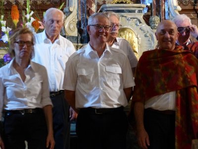 juillet 2014- concert opera operette- choeur Cantelandes accompagné de Frederic Doucet au piano- eglise de Biscarrosse