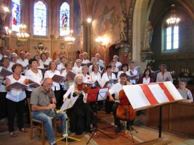 Juillet 2012- concert choeur Cantelandes et l'ensemble baroque Affettuoso- Ychoux