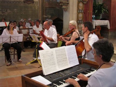 Juillet 2012- concert choeur Cantelandes et l'ensemble baroque Affettuoso- Ychoux