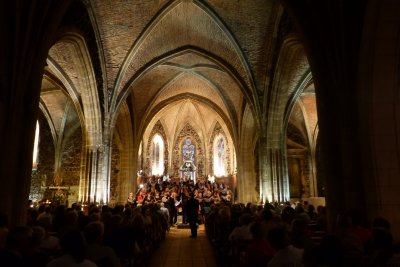 28 juin 2015-Biscarrosse- Concert Cantate BWV 131 et autres extraits de JS Bach : Cantelandes-Ensemble baroque Affettuoso- ténor soliste Olivier Bekretaoui