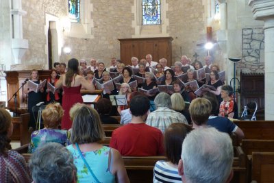 5 juillet 2015: Arcachon- concert cantate BWV 131 et autres extraits de Cantates de  JS Bach- Cantelandes- Affettuoso et le ténor Olivier Békrétaoui