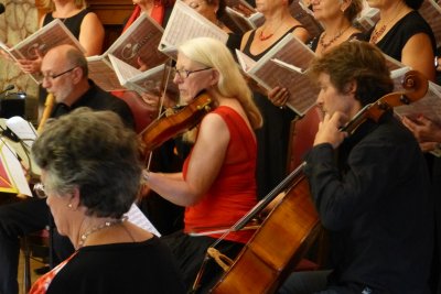 5 juillet 2015: Arcachon- concert cantate BWV 131 et autres extraits de Cantates de  JS Bach- Cantelandes- Affettuoso et le ténor Olivier Békrétaoui