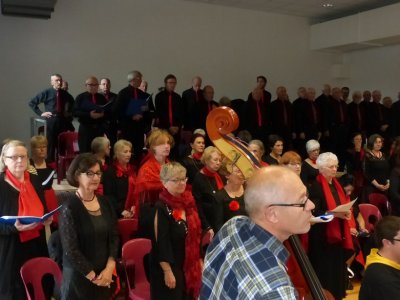 Mai 2016-Répétition &quot;Carmen mon amour&quot; (chorale des Dunesde Mimizan, Cantelandes et Acap instrumental de Pontenx les Forges)