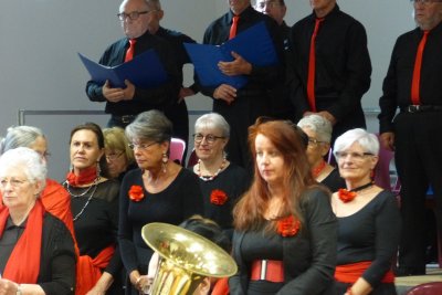 Mai 2016-Répétition &quot;Carmen mon amour&quot; (chorale des Dunesde Mimizan, Cantelandes et Acap instrumental de Pontenx les Forges)