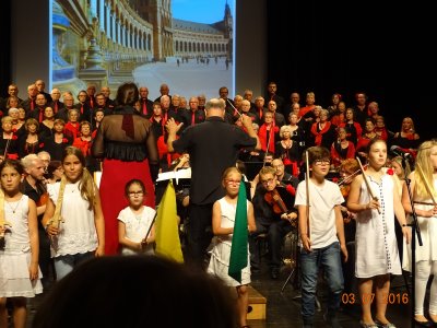 3 juillet 2016 - Concert &quot;Carmen mon amour&quot;- Arcanson de Biscarrosse: Cantelandes+Chorale des Dunes+Ensemble instrumental de Pontenx+soliste (Caroline Lafont-Caroline Gy-Christophe Belliveau_Bertrand Monbaylet)