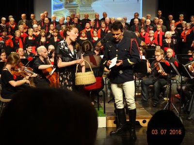 3 juillet 2016 - Concert &quot;Carmen mon amour&quot;- Arcanson de Biscarrosse: Cantelandes+Chorale des Dunes+Ensemble instrumental de Pontenx+soliste (Caroline Lafont-Caroline Gy-Christophe Belliveau_Bertrand Monbaylet)