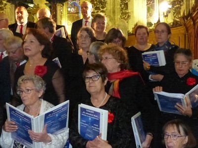 17décembre 2017 ; concert noel église Biscarrosse : Cantelandes et Méli-Mélodie( Marcheprime)