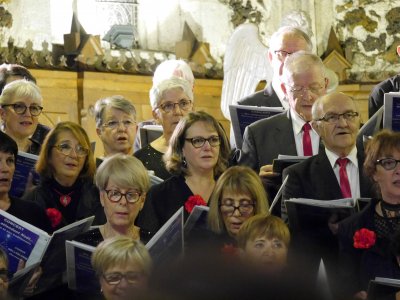 17décembre 2017 ; concert noel église Biscarrosse : Cantelandes et Méli-Mélodie( Marcheprime)