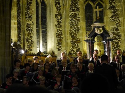 17décembre 2017 ; concert noel église Biscarrosse : Cantelandes et Méli-Mélodie( Marcheprime)