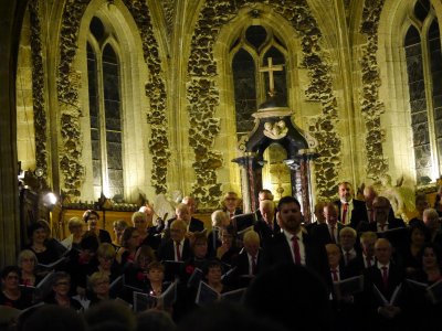 17décembre 2017 ; concert noel église Biscarrosse : Cantelandes et Méli-Mélodie( Marcheprime)