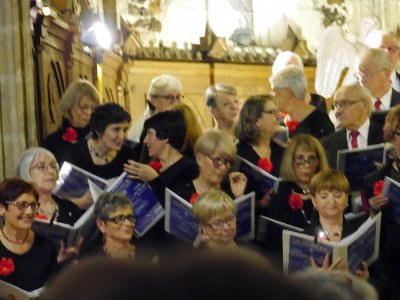 17décembre 2017 ; concert noel église Biscarrosse : Cantelandes et Méli-Mélodie( Marcheprime)