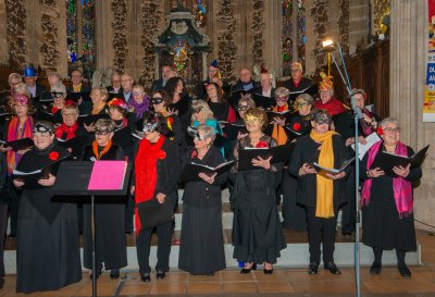 5 mars 2023 - Concert en l'église de Biscarrosse - Cantelandes et intervention de &quot;Musiques actuelles&quot; de l'EMB