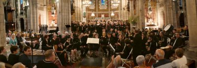 1er juillet 2023 - Concert Eglise Saint-Ferdinand à Arcachon : Cantelandes, Choeur G'M, Harmonie Saint-Michel de Gujan-Mestras et soliiste Nadine Gabard