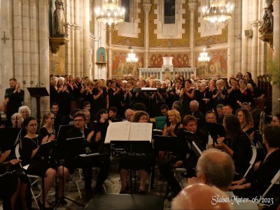 1er juillet 2023 - Concert Eglise Saint-Ferdinand à Arcachon : Cantelandes, Choeur G'M, Harmonie Saint-Michel de Gujan-Mestras et soliiste Nadine Gabard