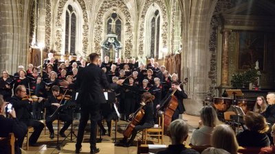 10 décembre 2023 - Eglise de Biscarrosse - Cantelandes, ensemble à cordes, piano, trompettes; timbales