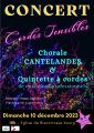 10 décembre 2023 - Eglise de Biscarrosse - Cantelandes, ensemble à cordes, piano, trompettes; timbales